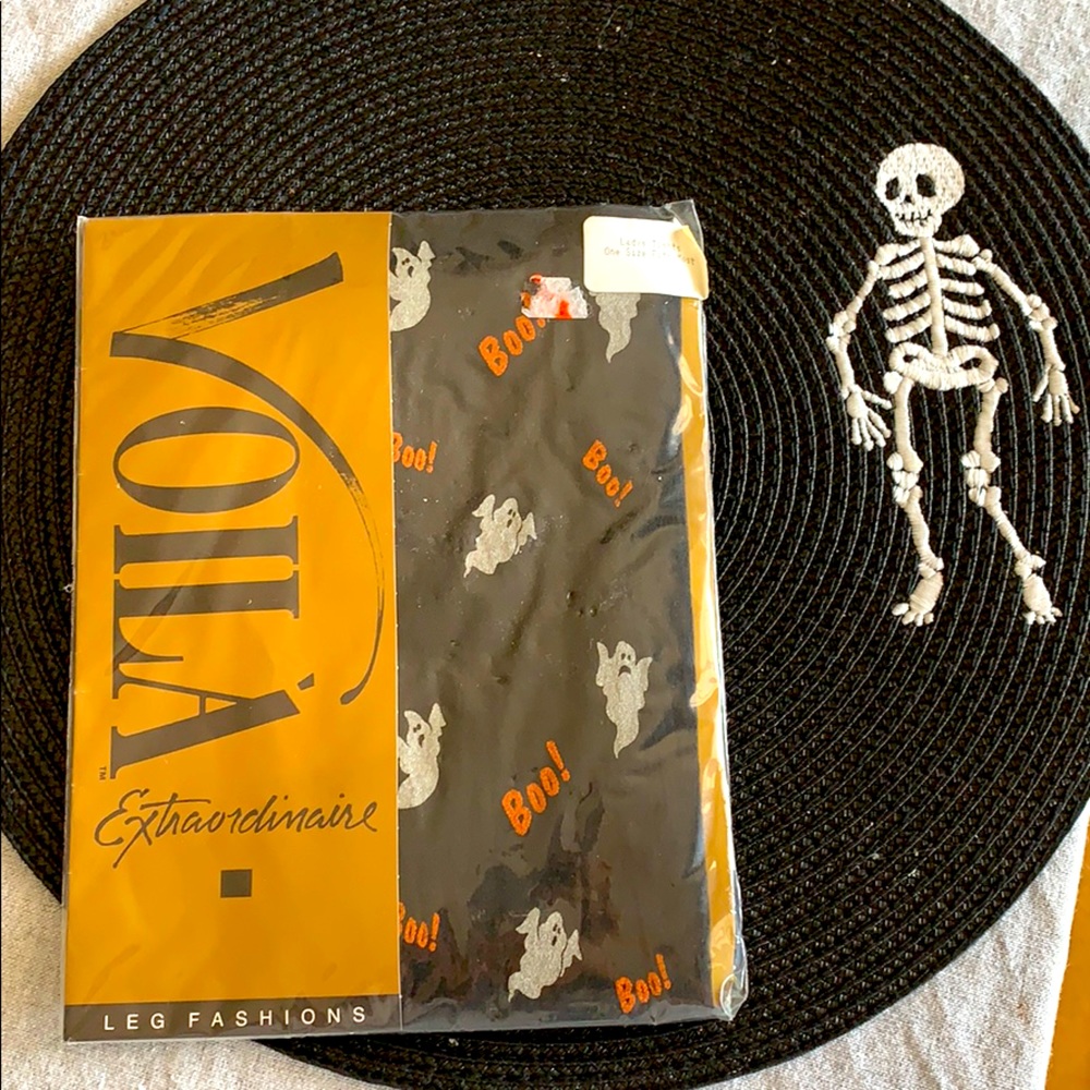 NWT vintage 👻 BOO 👻 tights